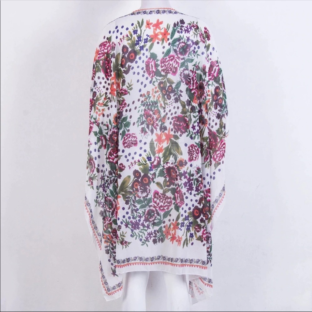 Flash Sale! ⚡️Whimsical Boho Floral Long Kimono - Picture 7 of 8